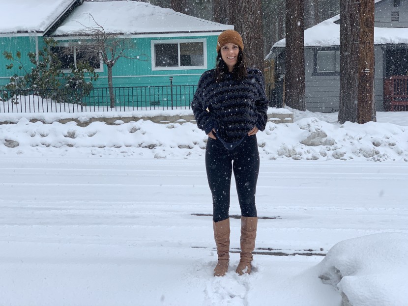 amazon core 10 build your own - snowy winter days are perfect for dressing up these yoga pants for...