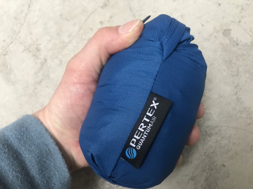 mountain hardwear kor preshell hoody - so small it fits in the palm of your hand! check this jacket out if...