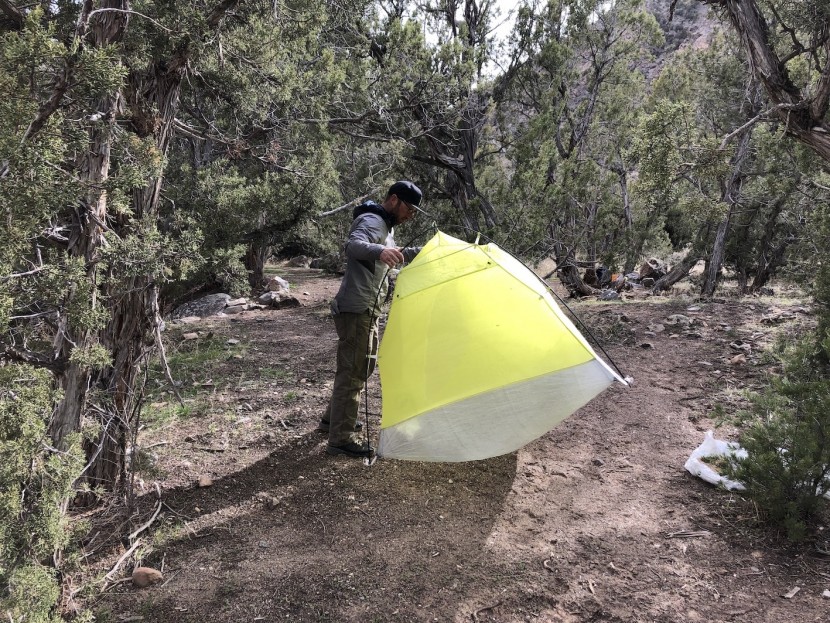 big agnes tiger wall 2 carbon - the tent easily comes together and moves nicely. many of our testers...