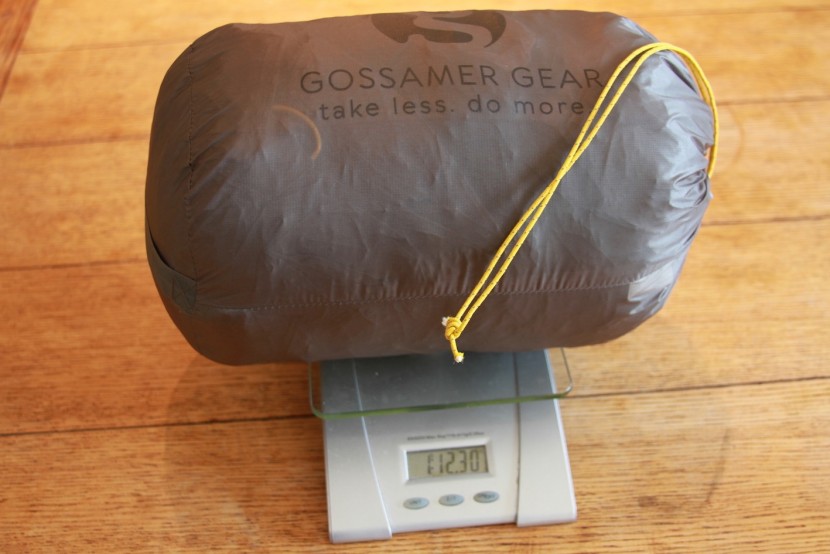 gossamer gear the two - the measured weight of the tent with all its components (minus the...