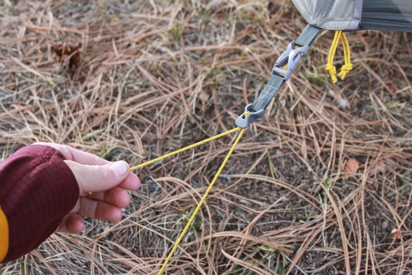 ultralight tent - find a tent with adjustable guy lines like the gossamer gear the...