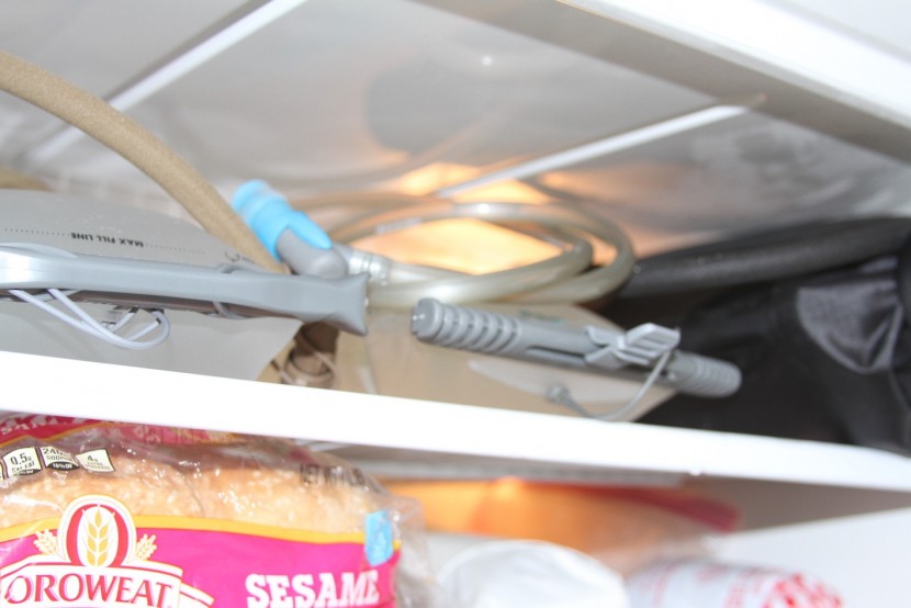 hydration bladder - testing out the insulative properties of these bladders in a...