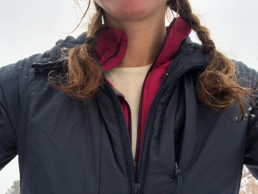 outdoor research vigor full-zip for women - here we use a merino wool base layer, the vigor jacket, and an...
