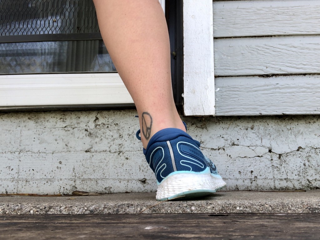 running shoes womens - an example of an overpronated ankle.