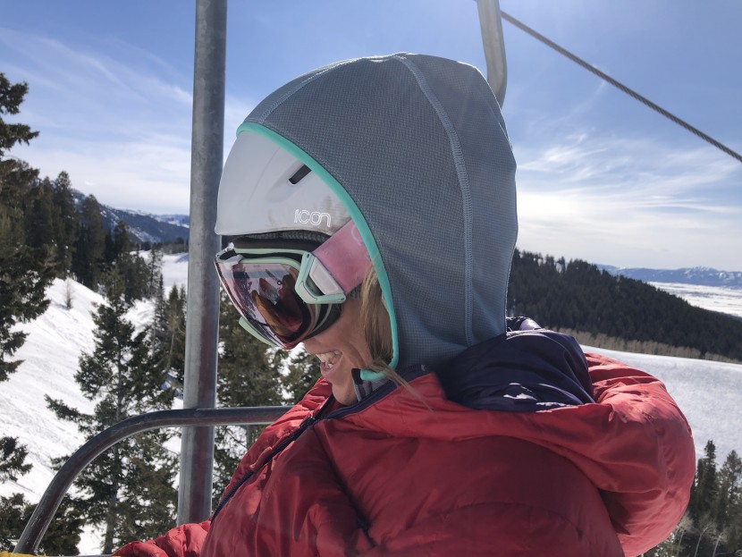 arc&#039;teryx fortrez hoody for women - the hood fits over and under helmets to enhance warmth in cold...