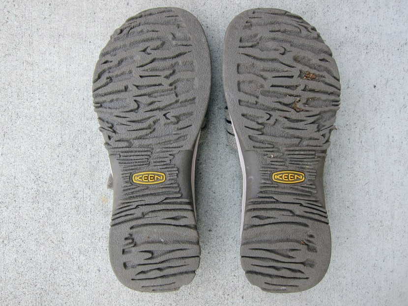 keen rose - the irregular lugs on this sandal&#039;s rubber outsole don&#039;t provide...