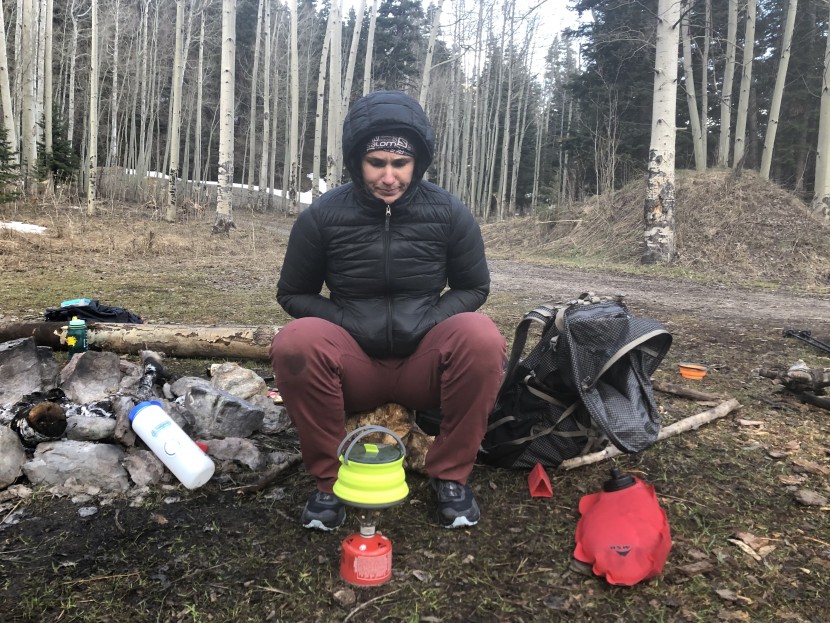 darn tough light hiker micro crew - amber feeling a bit cold this morning with temps in the 30s. these...