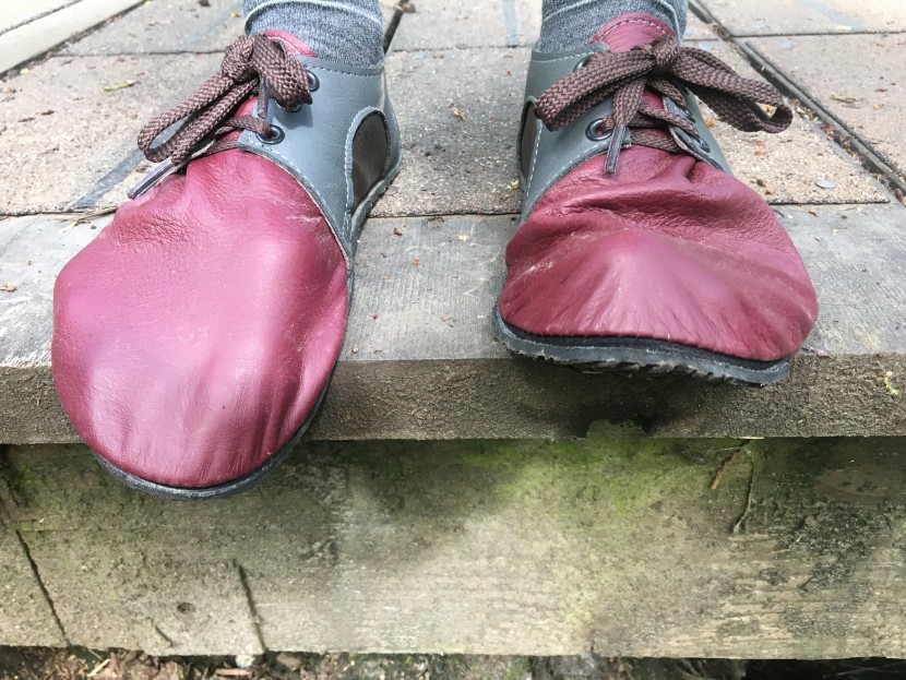 softstar adult dash runamoc - over time, the strain seen here between the leather and the sole as...