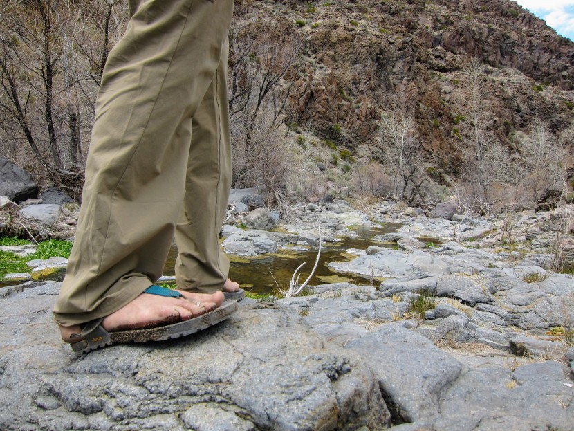 sandals womens - we wear models on varied and uneven terrain to test their stability.