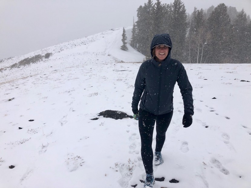 mountain hardwear kor cirrus hybrid hoody for women - we use the mountain hardwear kor cirrus hybrid while running up 2000...