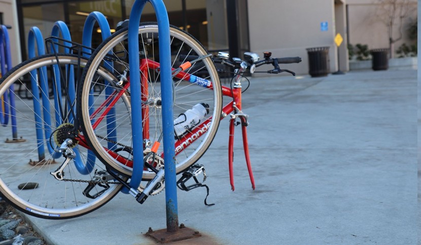 bike lock - make sure you remove the front tire and lock it to the rear tire...
