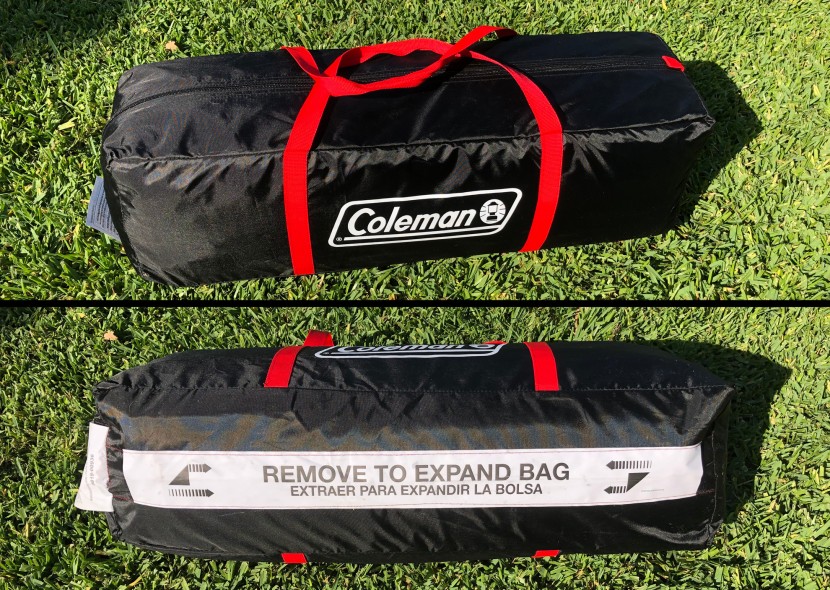 coleman dark room sundome 6 - the expandable carry case for the coleman sundome.