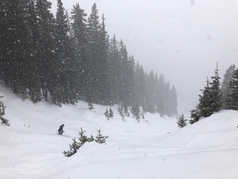 arc&#039;teryx nuclei fl for women - one of our testers wears this continuous shell jacket on a powder...