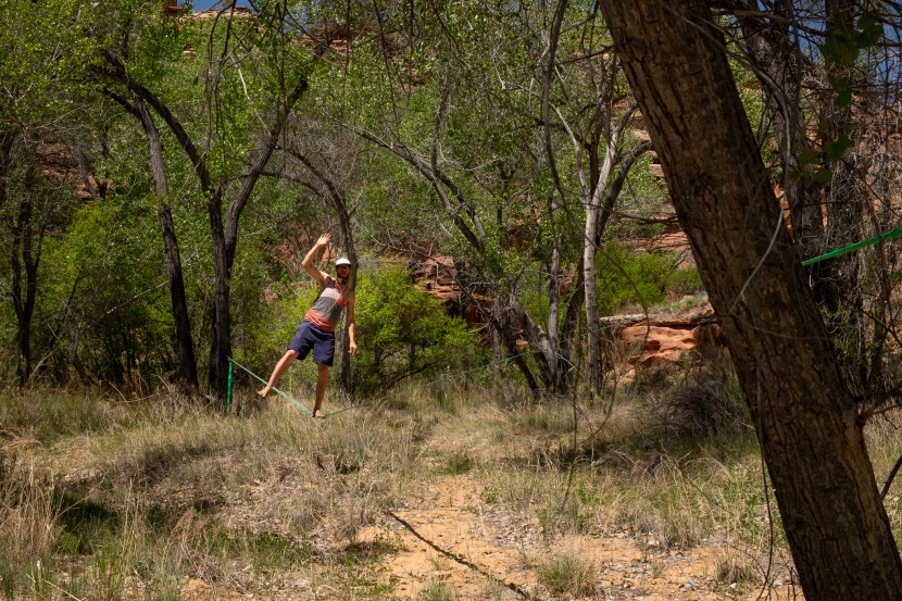 slackline industries aggro line - we found that the aggro line and backup line can be set up in a...