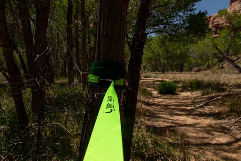 zero gravity kit - the webbing has a good, slightly more stable line-feel for beginners.