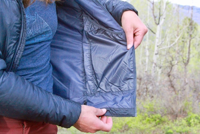 arc&#039;teryx nuclei fl for women - the interior fabric is filled with 65-grams of coreloft insulation...