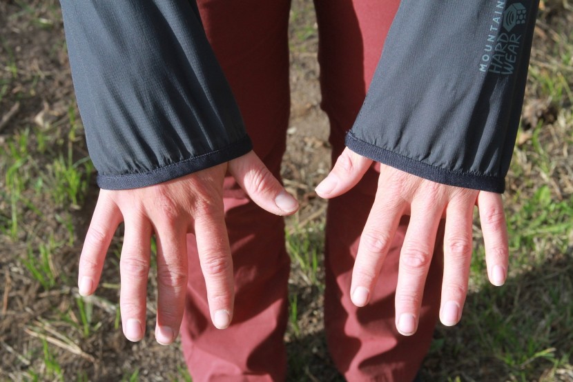 mountain hardwear kor cirrus hybrid hoody for women - there&#039;s plenty of length and room through the arms. layer it with...