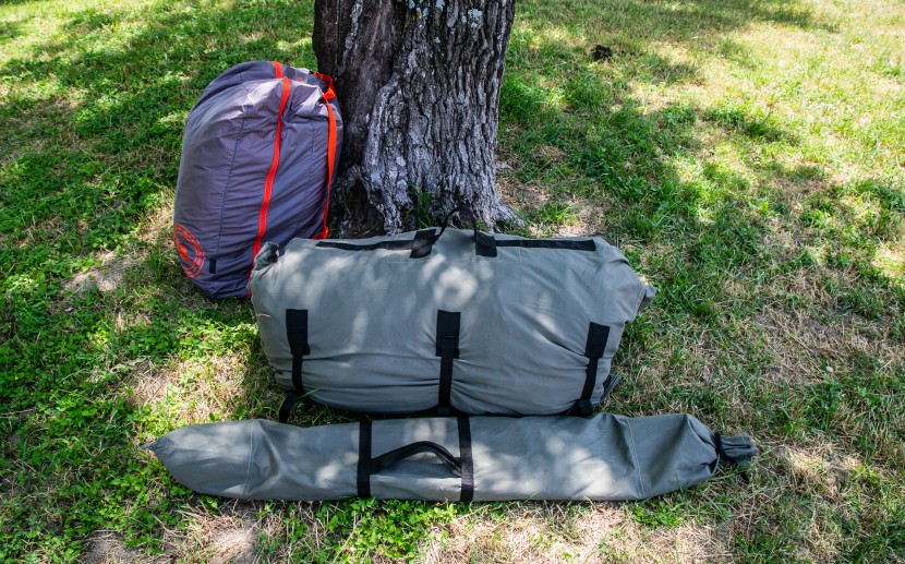 camping tent - the boulder-like flex-bow 6 comes in two cases because it&#039;s so...