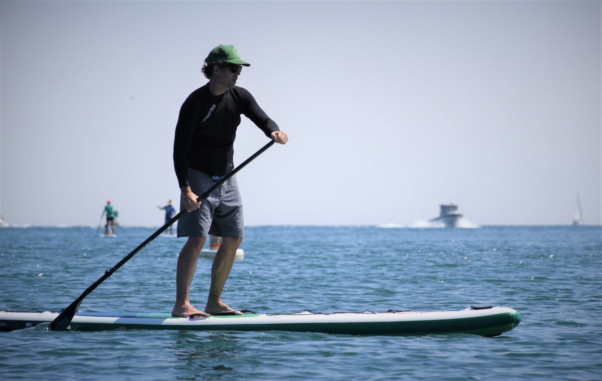 Red Paddle Co Voyager+ MSL Review (The Voyager is capable of impressive speeds with its 13'-2" length and rail stiffening inserts.)