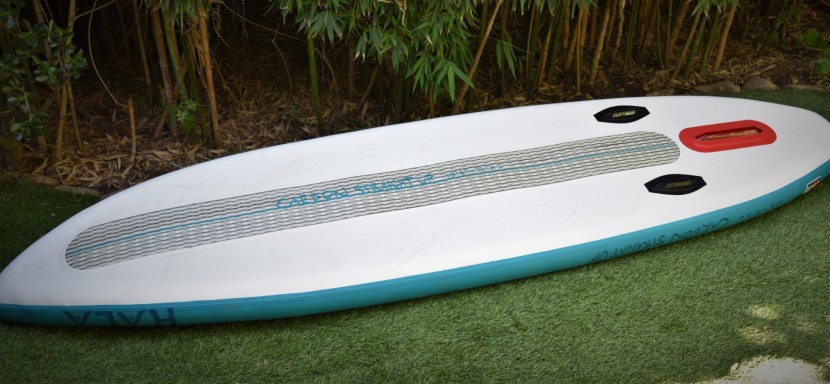 hala carbon straight up - the carbon fiber stringers on both the top and bottom of the hala...