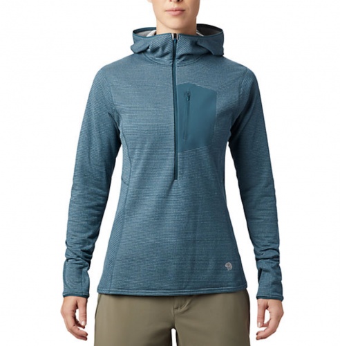 mountain hardwear type 2 fun 3/4 zip hoody for women fleece jacket review