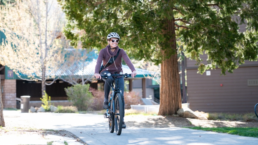 ancheer 27.5-inch blue spark electric bike - the blue spark is a surprisingly powerful mountain-style model with...