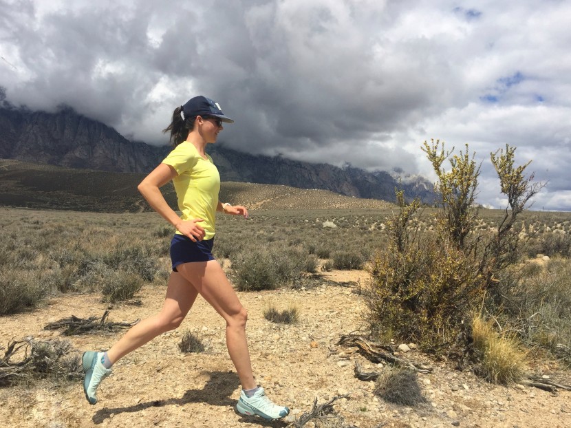 patagonia capilene cool lightweight tee for women - with its fantastic breathability, we felt really comfortable running...