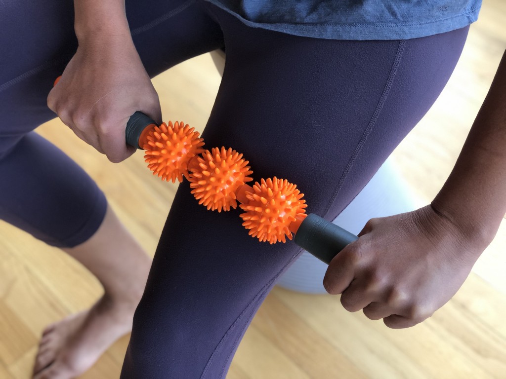 Gaiam Restore Hot & Cold Foot Roller, Massage, Recovery, Muscle