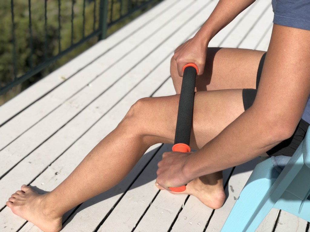 Physix Gear Sport Muscle Roller Stick - Best Deep Tissue Massager for  Trigger Points, Leg Cramps, Quads, Calf & Hamstring Tightness - Myofascial