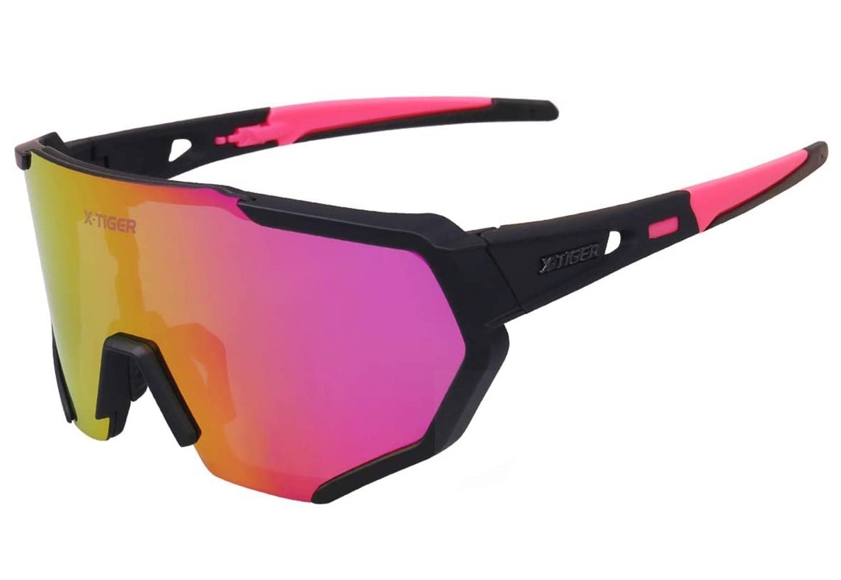 X-TIGER Polarized Sports Sunglasses with 3 Interchangeable Lenses