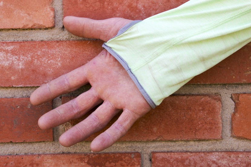 the tropic comfort hoody ii sleeves are generously long, and the...