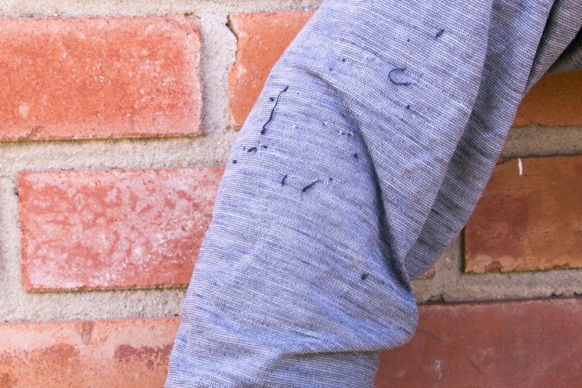 voormi river run hoody - damage to the river run&#039;s fabric is already very apparent after only...