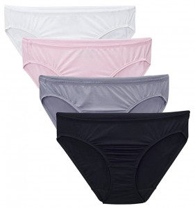 Emprella Underwear for Women - Silky Smooth Berry Bikini 5 Pack