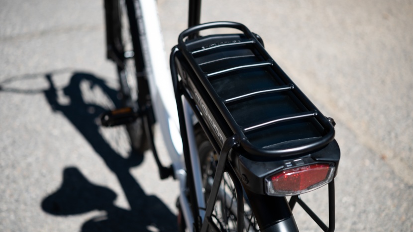 ecomotion e-city - the battery is housed within the rear rack. this bike also features...