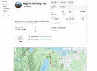 Analyzing range test data using the Strava application.