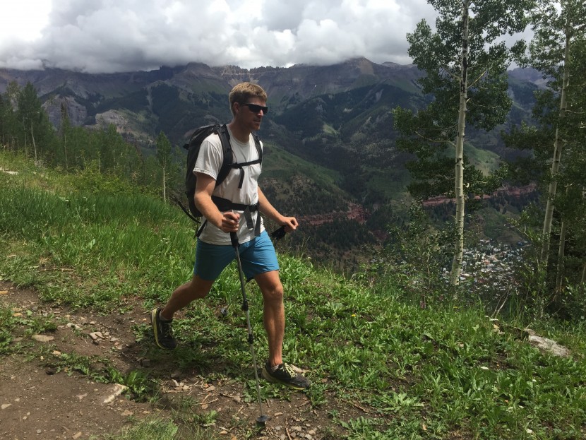 rei co-op trailbreak - the rei trailbreak on a hike above telluride, colorado.