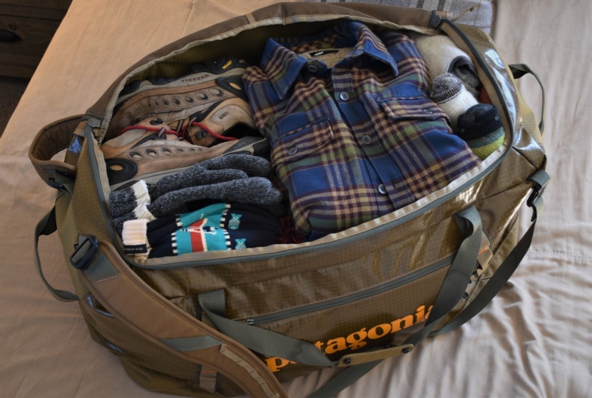 duffel bag - many models are available in larger volumes to haul all your gear...