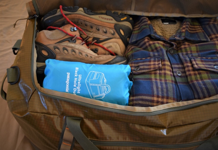 patagonia ultralight black hole - the ul black hole packs down small enough to be conveniently stowed...