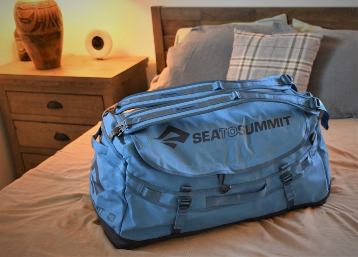 Sea to Summit Duffel Review (The robust 1000-denier material helps the bag keep its shape and support heavier loads.)