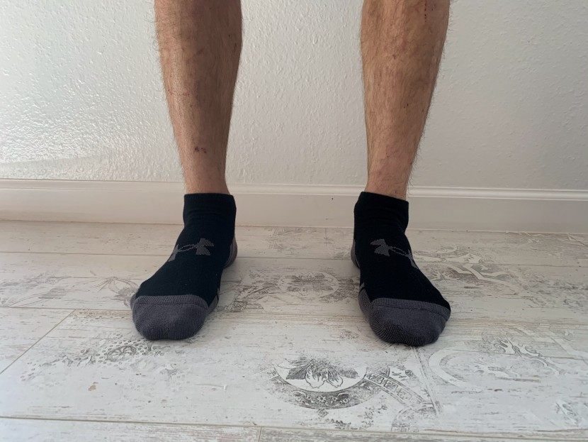 the thin under armor resistors fit will into running shoes but have...