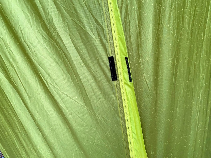 marmot bolt ultralight 2 person - the zippers are not waterproof but the fly has a velcro flap that...