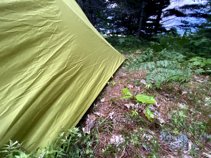 marmot bolt ultralight 2 person - the fly runs long and low around the tent, protecting is well from...