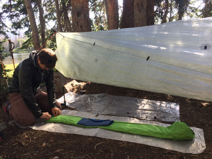 big agnes q-core slx insulated - the q-core is a great all-around sleeping pad. we felt the warmth...