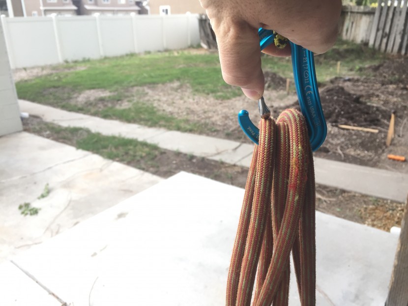 camp usa dyon - the dyon has just enough room to fit 4 9.8mm strands of lead rope...