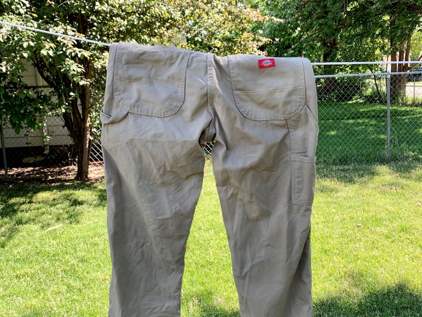 jeans mens - pants were washed to determine how well the fabric and colors stood...