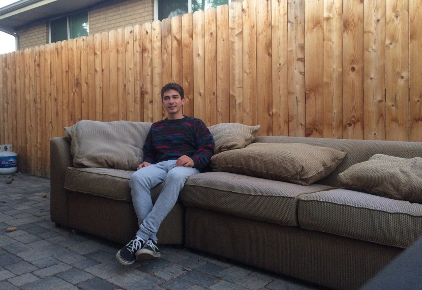 sweatpants mens - lounging in the under armour rival fleece joggers.