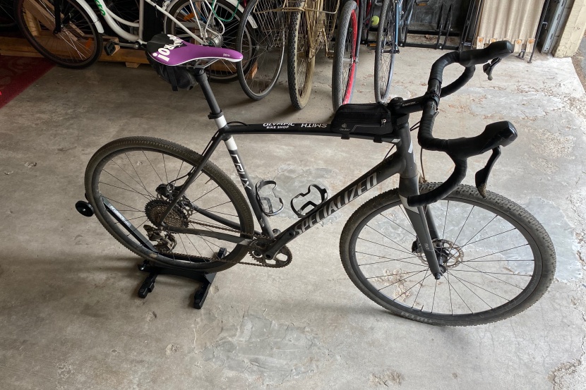 bike storage - freestanding floor racks come in a variety of styles. most support...