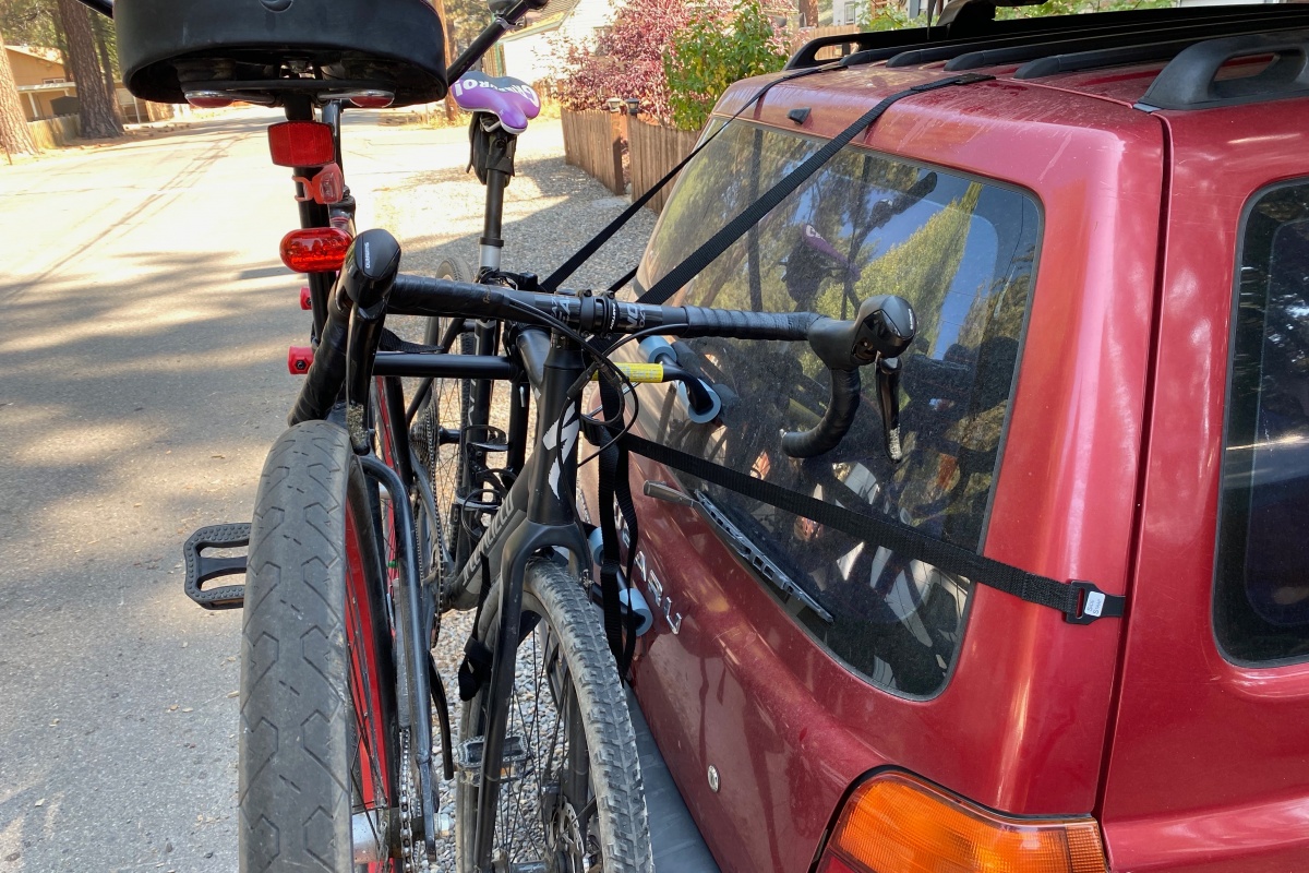 allen deluxe 2-bike trunk carrier bike rack review