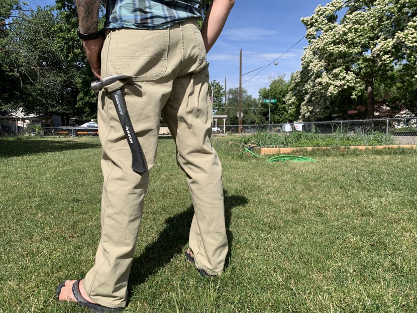 jeans mens - the dickies relaxed fit carpenter jeans feature work-friendly...