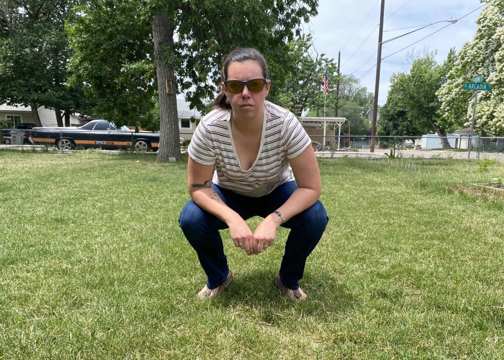 jeans womens - we tested range of motion with squats, bends, and lunges.